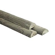 Geïmpregneerd Rondhout halfronde paal Gefreesd Ø 12 cm 600 cm