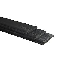 Geïmpregneerd Vuren Zweeds Rabat Fijnbezaagd Rustiek Zwart Werkende breedte 130 mm 10/20x145 mm 300