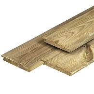 Geïmpregneerd Grenen Overhangend Rabat Geschaafd Werkende breedte 127 mm 16x140 mm 400 cm