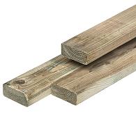 Geïmpregneerd Grenen Regel Geschaafd 28x70 mm 400 cm