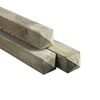Geïmpregneerd Grenen Geschaafd Diamantkop 68x68 mm 270 cm