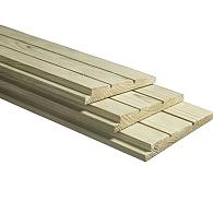 Geïmpregneerd Vuren Zweeds Rabat Fijnbezaagd Werkende breedte 180 mm 11/24x195 mm 300 cm