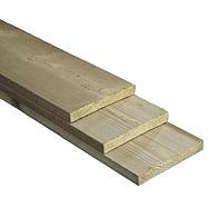 Geïmpregneerd Vuren Plank Fijnbezaagd 30x200 mm 500 cm