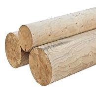 Geïmpregneerd Rondhout paal Gefreesd Ø 20 cm 500 cm