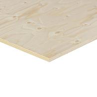 Underlayment Radiata pine rechte kanten WBP 2440x1220x15 mm