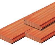 Angelim Vermelho damwand 3,0 x 18,5 x 200 cm geschaafd