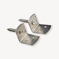 Schermsteun RVS 30x30 mm met schroef
