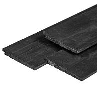Geïmpregneerd Vuren Zweeds Rabat Fijnbezaagd Zwart Werkende breedte 170 mm 11/22x195 mm 300 cm