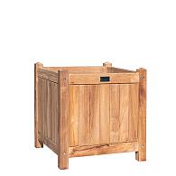 Bloembak teak Lombok 45x45x47 cm