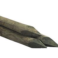 Geïmpregneerd Rondhout paal Gepunt Geschild Ø 6 cm 120 cm