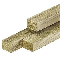 Geïmpregneerd Grenen Regel Geschaafd 45x70 mm 300 cm