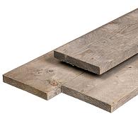 Geïmpregneerd Vuren Steigerplank Fijnbezaagd Zilvergrijs 29x190 mm 500 cm
