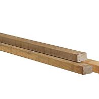 Regel geschaafd 45x70 mm hardhout 350 cm