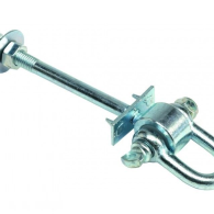 Schommelhaak met Gelagerde Harpsluiting M12 140mm t.b.v. balk 85-125 mm
