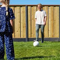Berton onderplaat antraciet 2 zijden glad H24xD3.5xL184cm