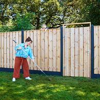 Berton©-paal IJssel antraciet gecoat, diamantkop 10 x 10 x 280 cm eindmodel