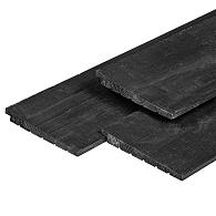 Geïmpregneerd Vuren Zweeds Rabat Fijnbezaagd Zwart Werkende breedte 170 mm 11/22x195 mm 300 cm
