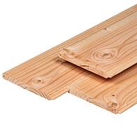 Douglas dakbeschot geschaafd tong & groef 2 zijden vellingkant werkende breedte 185 mm 18x195 mm 300