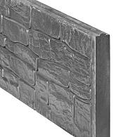 Berton©-motiefplaat antraciet H36 x D3,5 x L184 cm nostalgiemotief