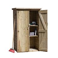 Tuinkast Vaals vuren groen geïmpregneerd incl. dakleer