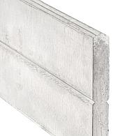 Berton©-motiefplaat smal wit/grijs H26 x D4,8 x L184 cm blokhutprofiel
