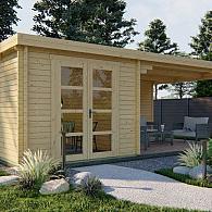 Blokhut - Tuinhuis Gunnar | 44 mm | vuren onbehandeld