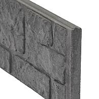 Berton©-motiefplaat antraciet H36 x D3,5 x L184 cm romeinsmotief