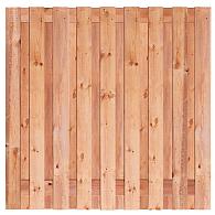 Tuinscherm Tanger, Red Class Wood geïmpregneerd ME vuren, RVS-geschroefd, 19-planks (17+2) 180 x 180 cm