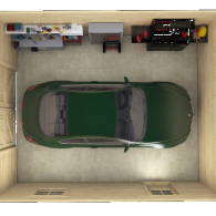 Garage Rydell | 58 mm | vuren onbehandeld