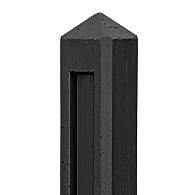 Berton© borderpaal Hunze antraciet gecoat 10 x 10 x 145 cm tussenmodel