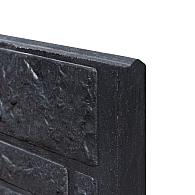 Berton©-motiefplaat antraciet gecoat H36 x D3,5 x L184 cm rotsmotief