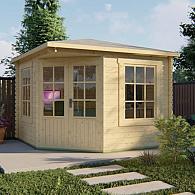 Blokhut - Tuinhuis Asmund | 28 mm | vuren onbehandeld