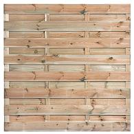 Tuinscherm grenen groen geïmpregneerd, 15-planks Erica 180 x 180 cm