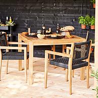 Tuintafel teak 100 x 100 cm