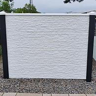 Berton©-motiefplaat wit/grijs H36 x D4,8 x L184 cm nostalgiemotief