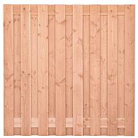 Tuinscherm Zillertal, douglas, RVS-geschroefd, 17-planks (15+2) 180 x 180 cm