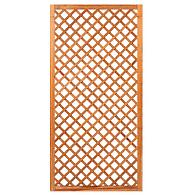 Trellis met lijst, diagonale lamellen hardhout kunstmatig gedroogd H180 x B90 cm
