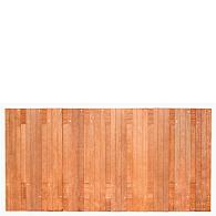 Tuinscherm hardhout kunstmatig gedroogd, 21-planks (19 + 2) Dronten 180 x 90 cm