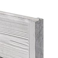 Berton©-motiefplaat smal wit/grijs H26 x D4,8 x L184 cm rabat-houtmotief
