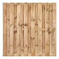 Tuinscherm grenen groen geïmpregneerd, 15-planks Lelystad 180 x 180 cm