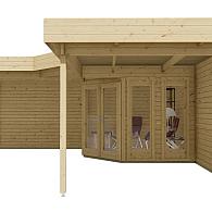Blokhut - Tuinhuis Funen | 44 mm | vuren onbehandeld