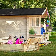 Speelhuisje Finland met vloer en fundering