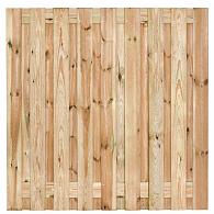 Tuinscherm grenen groen geïmpregneerd, 19-planks (17 + 2) Vasse 180 x 180 cm