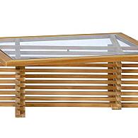 Teak loungeset Riverside tafel met glasplaat