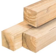 Ondersteuningspaal t.b.v luifel | 10,0 x 10,0 x 240 cm | onbehandeld