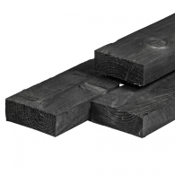 Douglas fijnbezaagd zwart geïmpregneerd 50x150 mm 500 cm