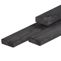 Douglas fijnbezaagd zwart geïmpregneerd 21x45 mm 300 cm