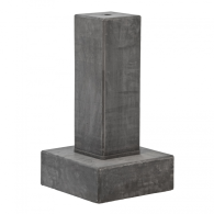 Berton© blokpoer antraciet M16-bus (28 x 28)>(14 x 14) x 50 cm