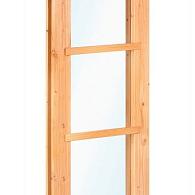 Douglas vast raam (zijlicht) 50 x 120 cm