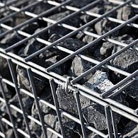 Gaasmat Gabion 4,5 x 4,5 cm Zijmat, draaddikte 4,8 mm 30 x 200 cm